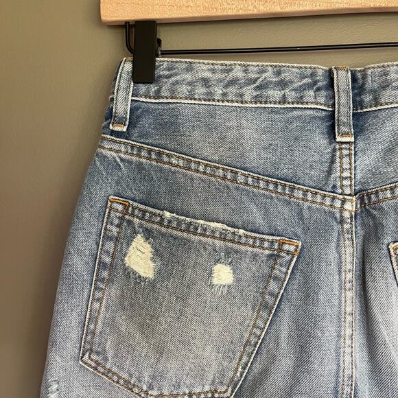 NWT‎ Boyish The Corey High Rise Rigid Denim Skirt in Dr. Strangelove Sz 26 Blue - Picture 12 of 16